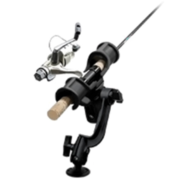 ram rod fishing rod holder ram mounts ram-rod holder & combo base (rap-370-rbsw)
