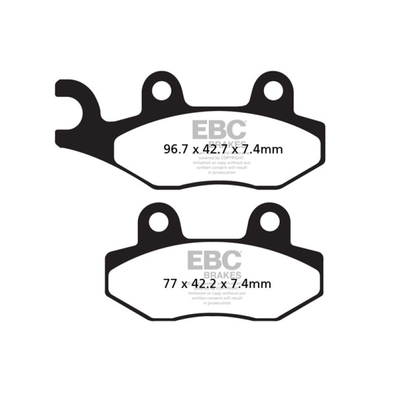 FA135R EBC BRAKE PAD FT/RR