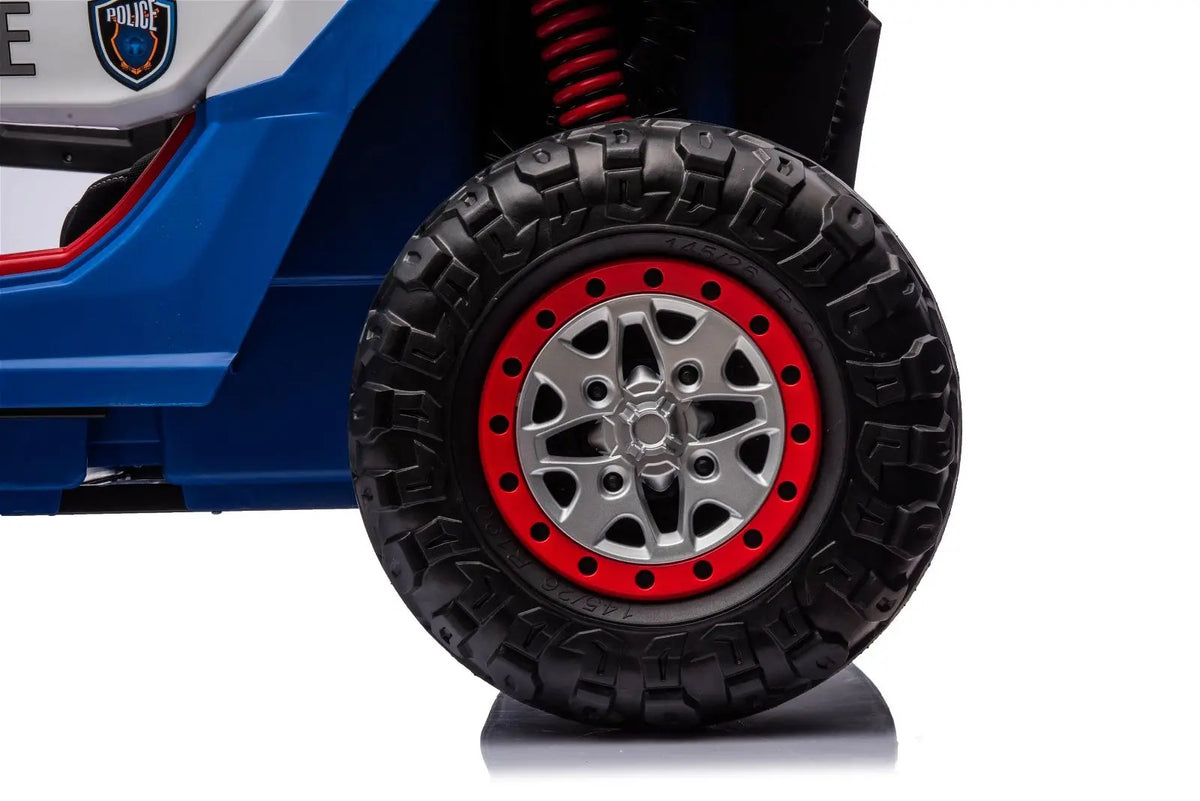 24V 4x4 Freddo Storm Police UTV 2-Seater for Kids with Lights & Sirens
