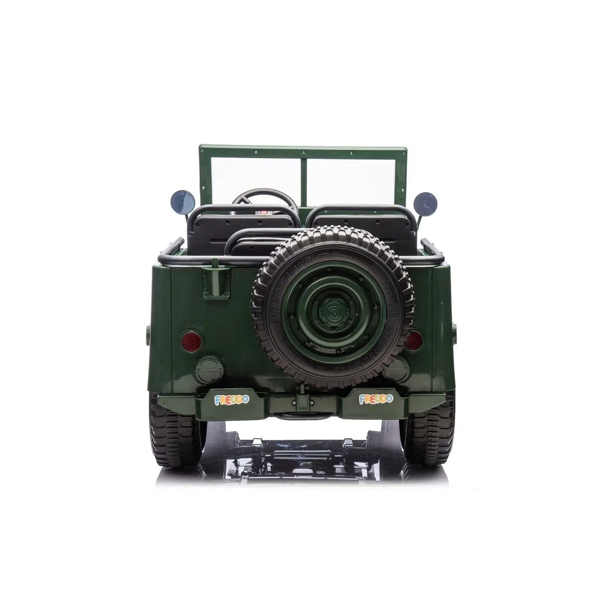 24V Military Willys Truck 3 Seater Electric Ride on
