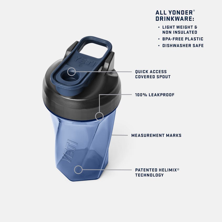 Yonder™ 20oz (591 ML) Shaker Bottle  WITH HELIMIX® TECHNOLOGY