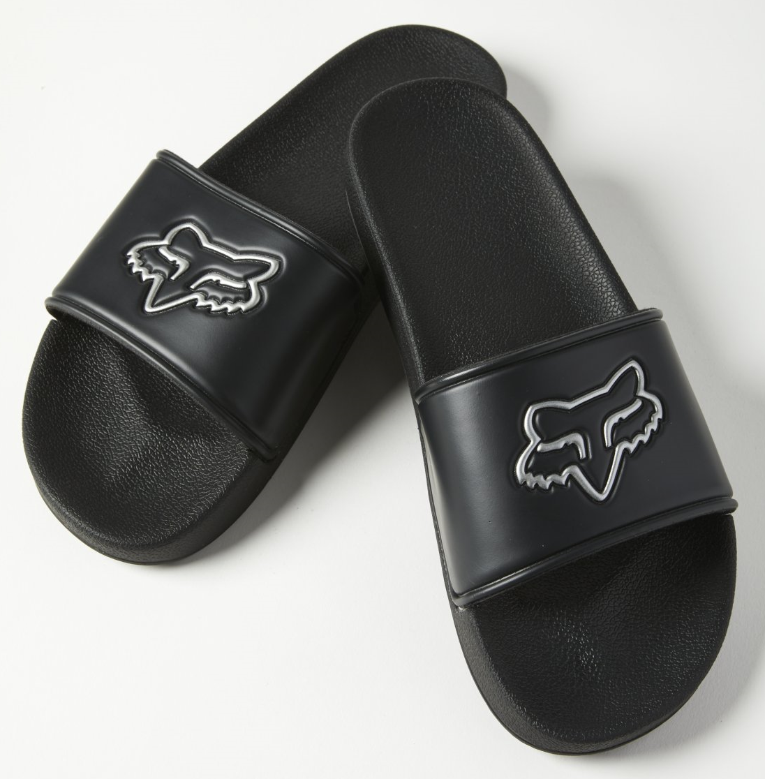 Fox Unisex Track Slides Black