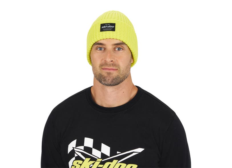 Ski-Doo Unisex Chunky Beanie — Hi-Vis Yellow