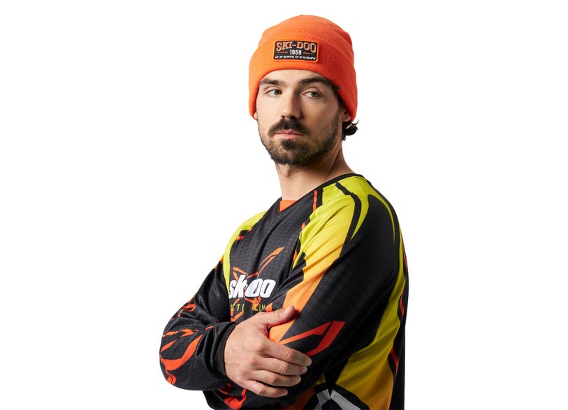 Ski-Doo Unisex Après-Ski-Doo Landing Beanie — Orange