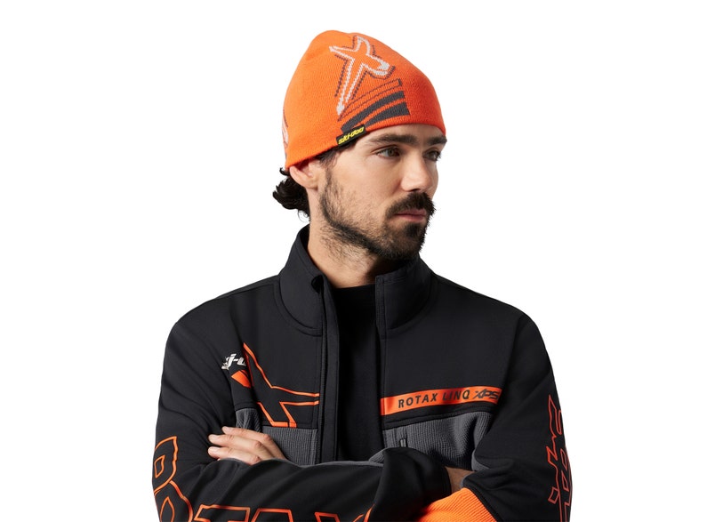 Ski-Doo Unisex Reversible X-Team Edition Beanie — Orange