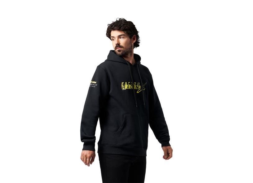Ski-Doo Men's X-Team Racing Pullover Hoodie — Black