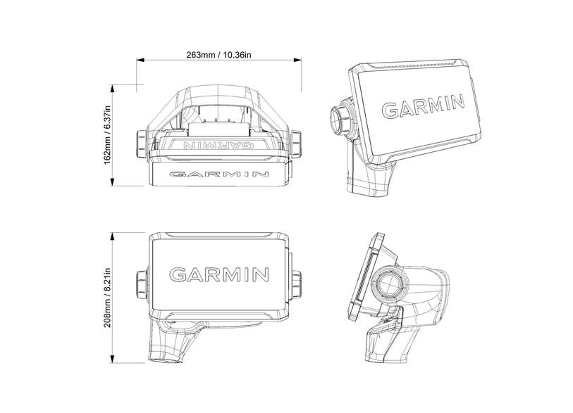 Garmin ECHOMAP™ UHD2 72sv GPS for Switch Pontoon
