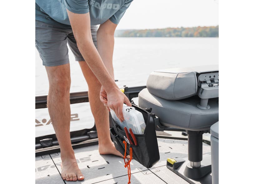 Quick-Attach Fishing Pedestal Seat for Switch Pontoon