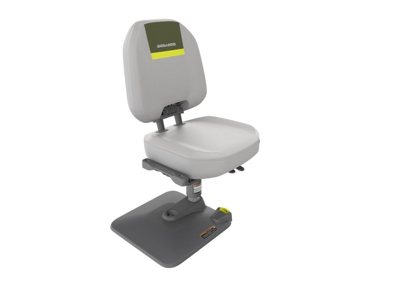 Quick-Attach Fishing Pedestal Seat for Switch Pontoon