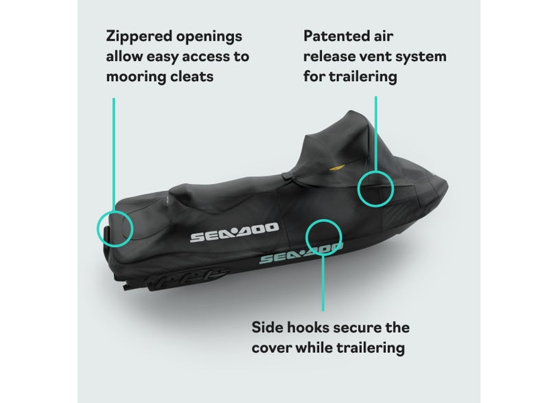 Sea-Doo Cover - RXT, RXT-X, GTX and Wake Pro models with Touring Windshield