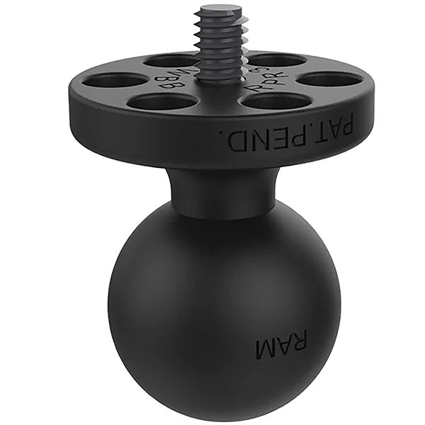 RAM Ball Adapter with 1/4&quot;-20 Threaded Stud for Action Cameras - B Size (RAP-B-366)