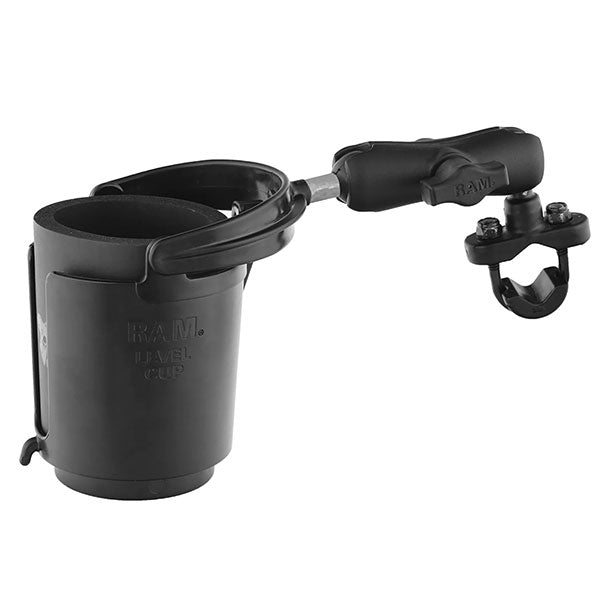 RAM MOUNTS LEVEL CUP HOLDER HANDLEBAR U-BOLT BASE (RAM-B-132RU)
