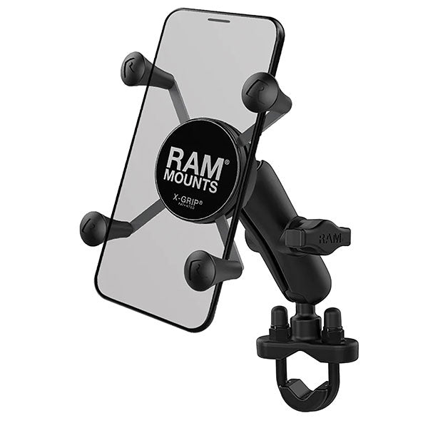 RAM MOUNTS X-GRIP PHONE MOUNT &amp; HANDLEBAR BASE (RAM-B-149Z-UN7U)