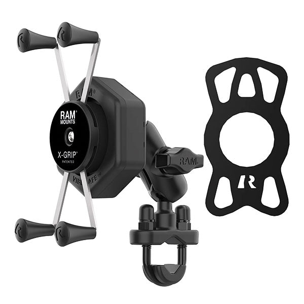 RAM X-Grip Large Phone Mount with Vibe-Safe &amp; U-Bolt Base