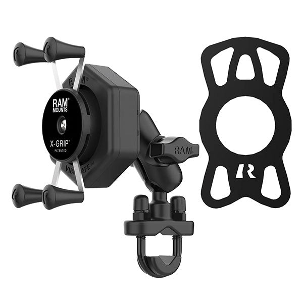 RAM X-Grip Phone Mount with Vibe-Safe &amp; U-Bolt Base