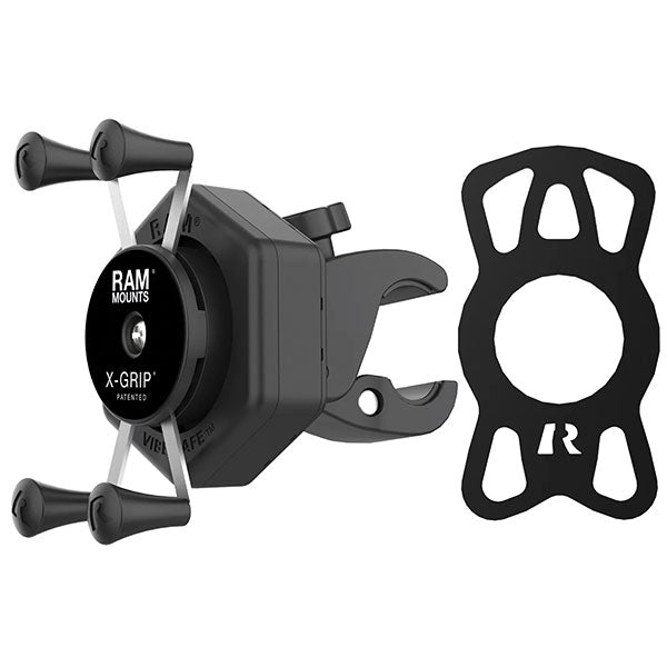 RAM X-Grip Phone Mount with Vibe-Safe &amp; Small Tough-Claw (RAM-HOL-UN7-462-400)