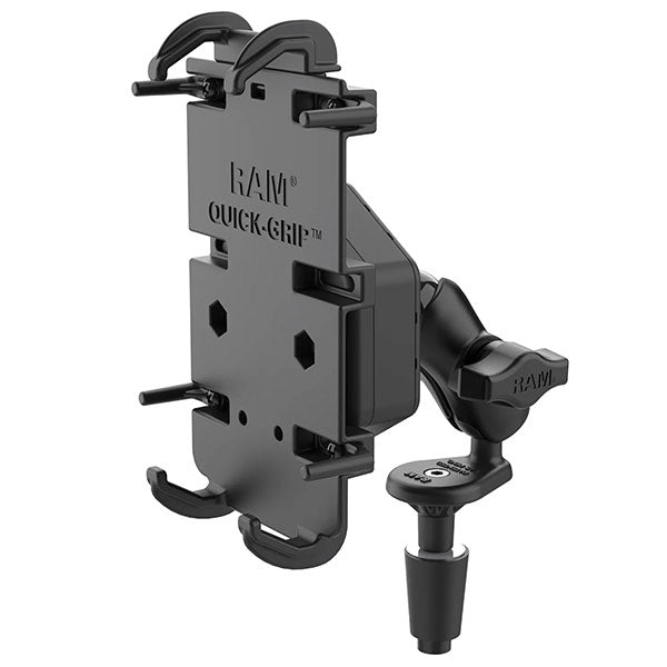 RAM Quick-Grip XL Phone Mount with Vibe-Safe &amp; Fork Stem Base (RAM-B-176-A-PD4-462)