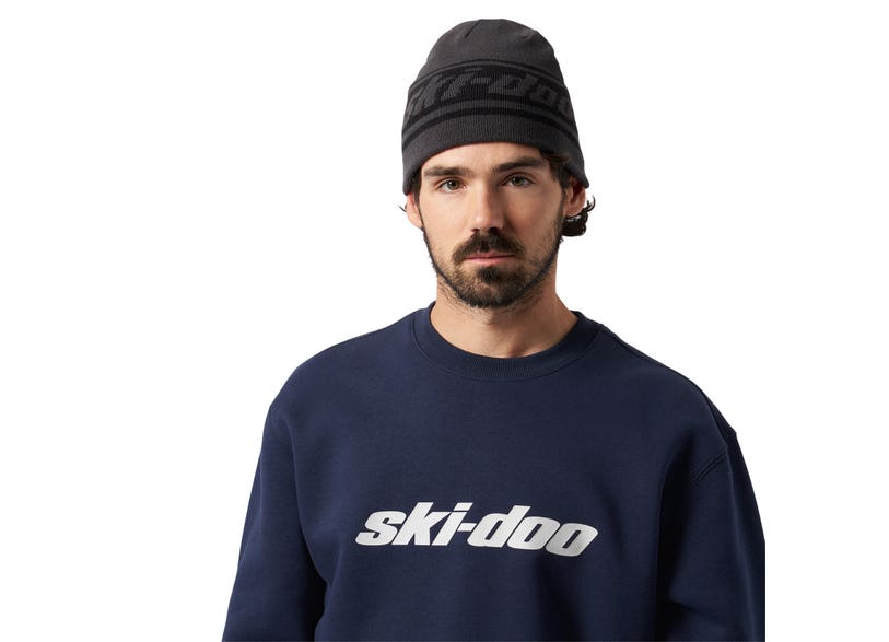 Ski-Doo Unisex Reversible Beanie — Charcoal Grey