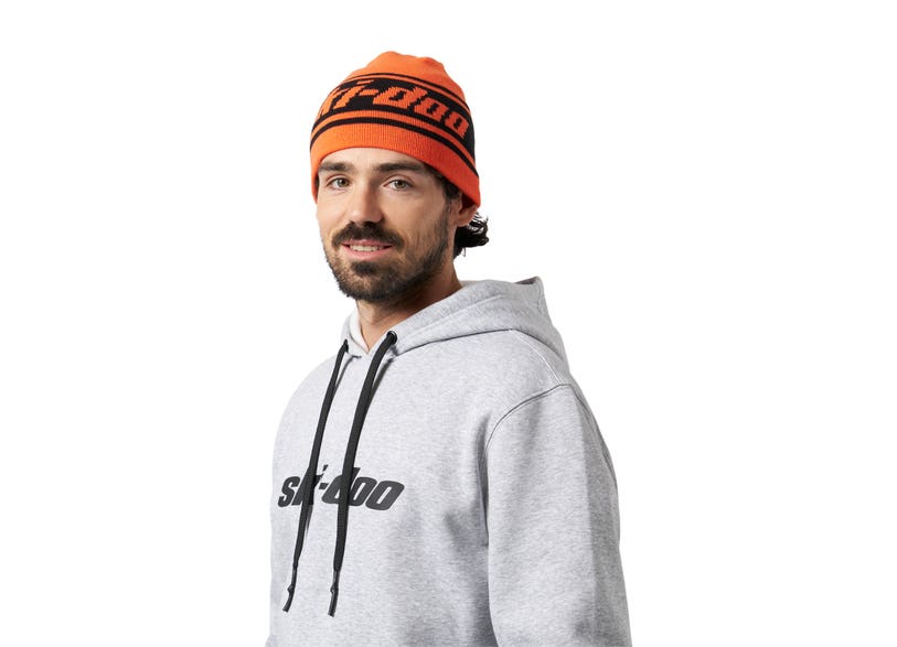 Ski-Doo Unisex Reversible Beanie — Orange