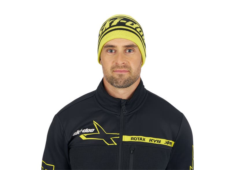 Ski-Doo Unisex Reversible Beanie — Hi-Vis Yellow