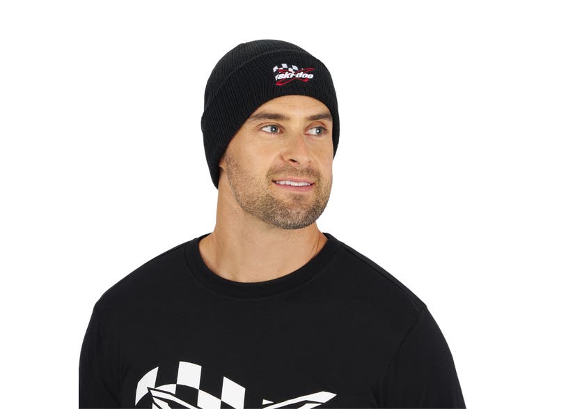 Ski-Doo Unisex X-Team Legacy Knit Beanie — Black