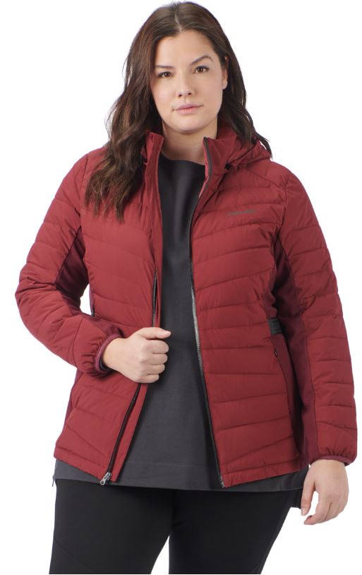 WOMEN&#39;S PUFFER HOODED JACKET