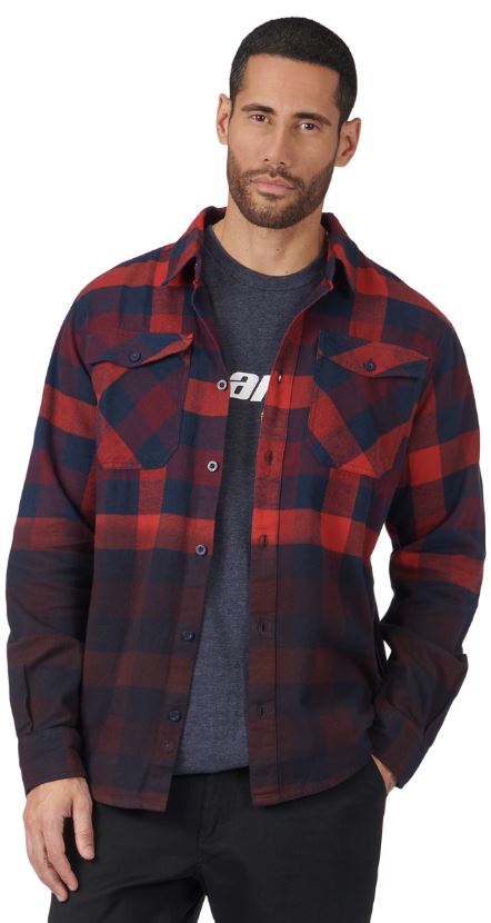 Mens Dip Dyd Flannel Shirt