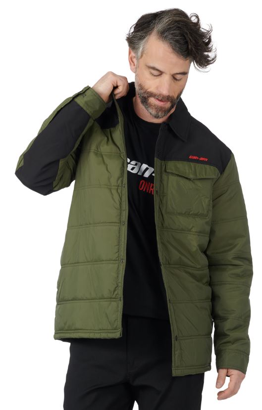 Mens Hybrid Puffer Overshirt