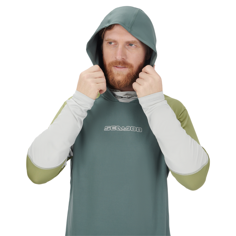 Men&#39;s UV Protection Hooded Shirt