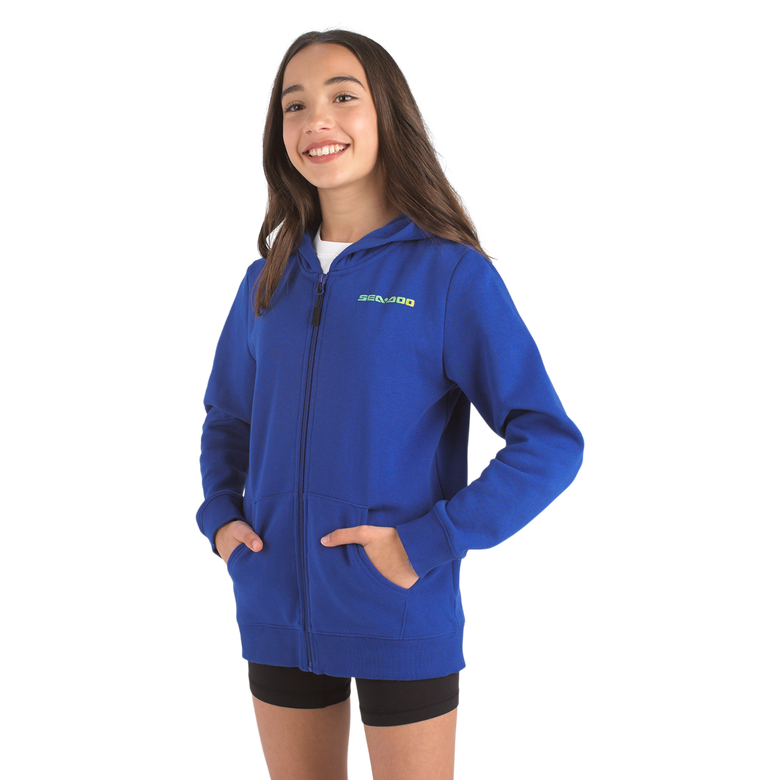 Skip to the beginning of the images gallery Youth Sea-Doo Zip-Up Hoodie Unisex
