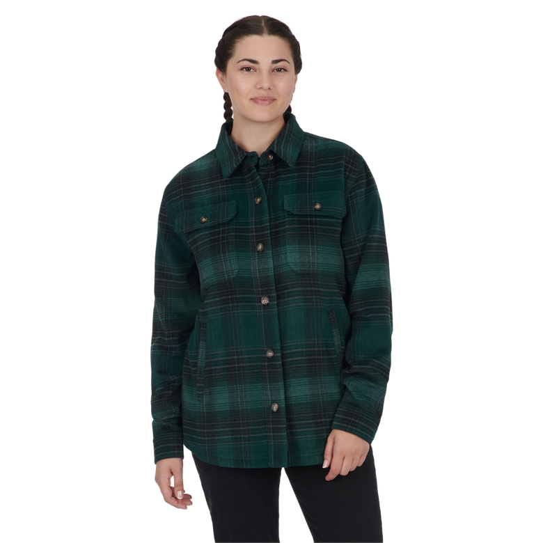 Women&#39;s Lifestyle Ski-Doo Plaid Overshirt