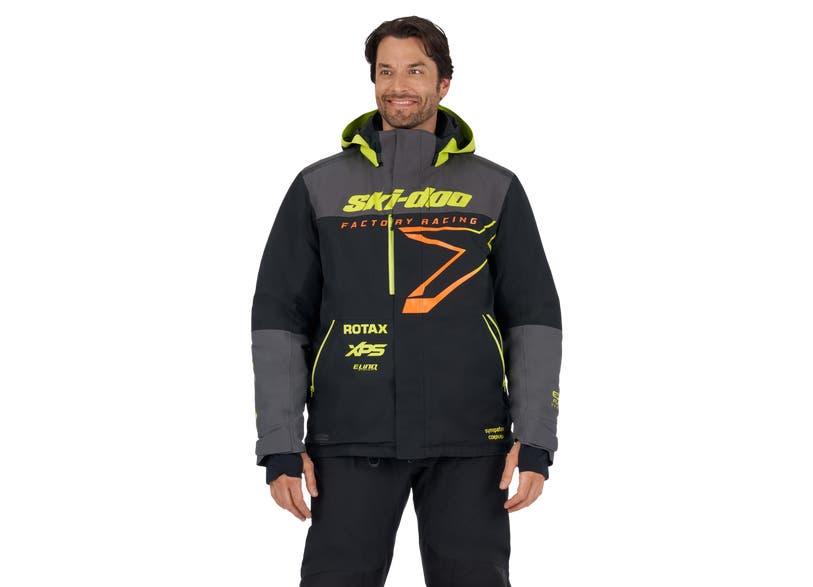 Ski-Doo Men's Vasa+ X-Team Edition Jacket — Hi-Vis Yellow