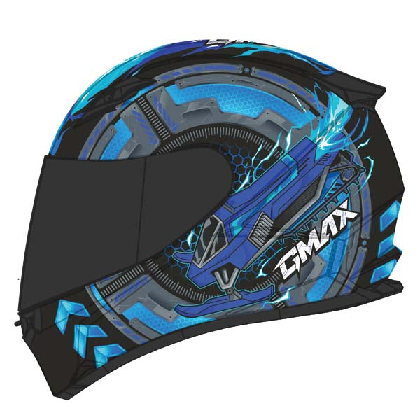 GMAX FF49Y Charged Youth Full Face Helmet