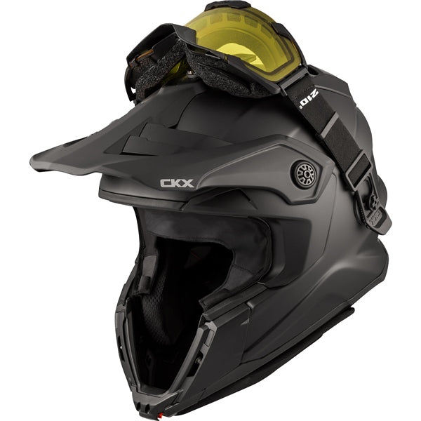 CKX Titan Original Helmet - Trail and Backcountry Solid - 210° Goggle Included