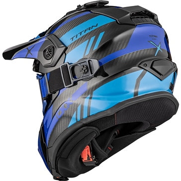 CKX TITAN ORIGINAL CARBON HELMET - TRAIL AND BACKCOUNTRY TRAK - INCLUDED 210° GOGGLES
