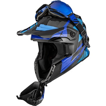 CKX TITAN ORIGINAL CARBON HELMET - TRAIL AND BACKCOUNTRY TRAK - INCLUDED 210° GOGGLES