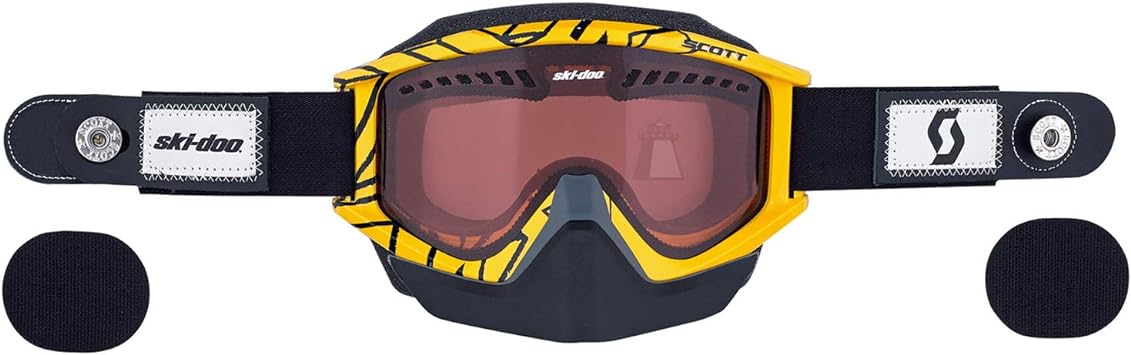 Ski-Doo Holeshot Speed Strap Goggles By Scott - Black