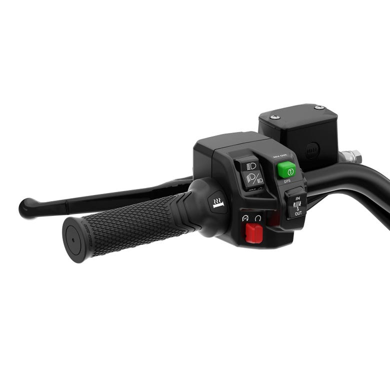 Integrated Heated Grips &amp; Thumb Throttle Combo