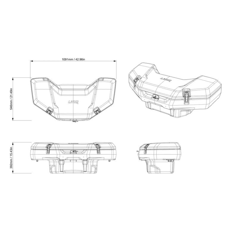 LinQ 23 US Gal (90 L) Cargo Box Can-Am