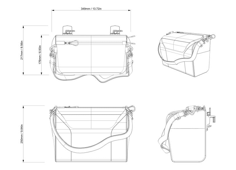 Can-Am Outlander LinQ Lite Bag (10 L)