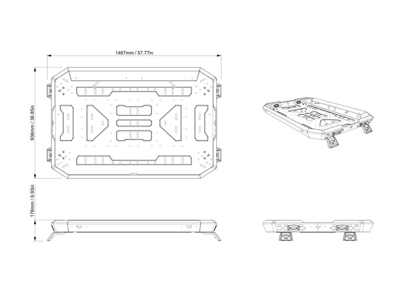Can-Am Defender & Defender Gen 2 Cargo Rack Multi-position
