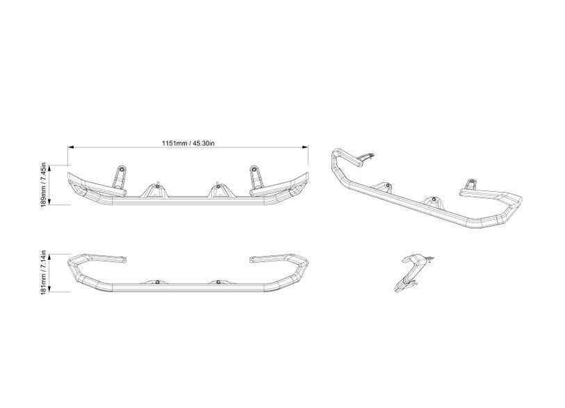Can-Am Outlander Rear Bumper G3