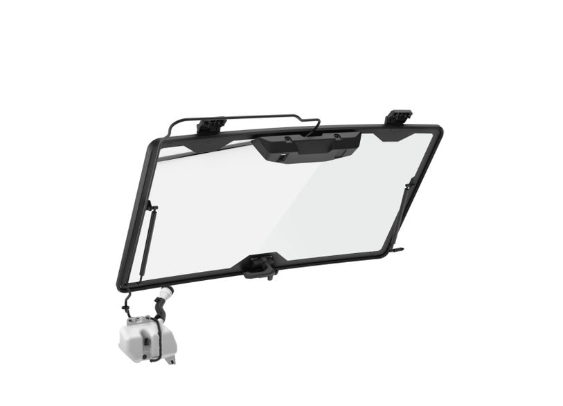 an-Am Defender & Defender Gen 2 Flip Glass Windshield with SMART Intermittent Wiper & Washer Kit