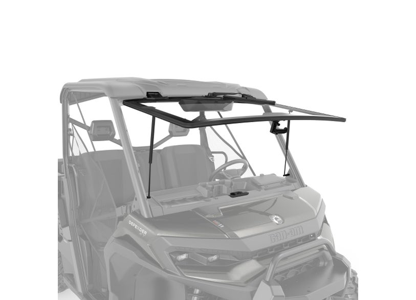 an-Am Defender & Defender Gen 2 Flip Glass Windshield with SMART Intermittent Wiper & Washer Kit