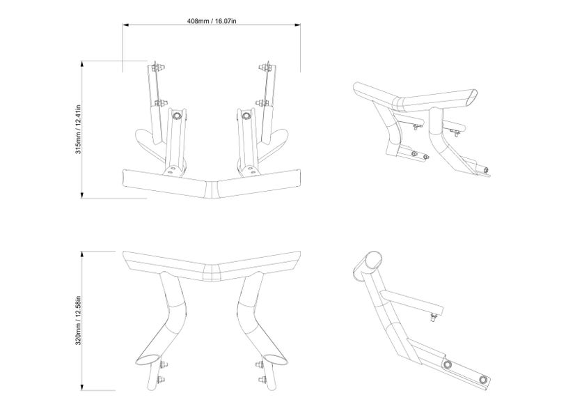 Can-Am Maverick R Front Bumper X rc