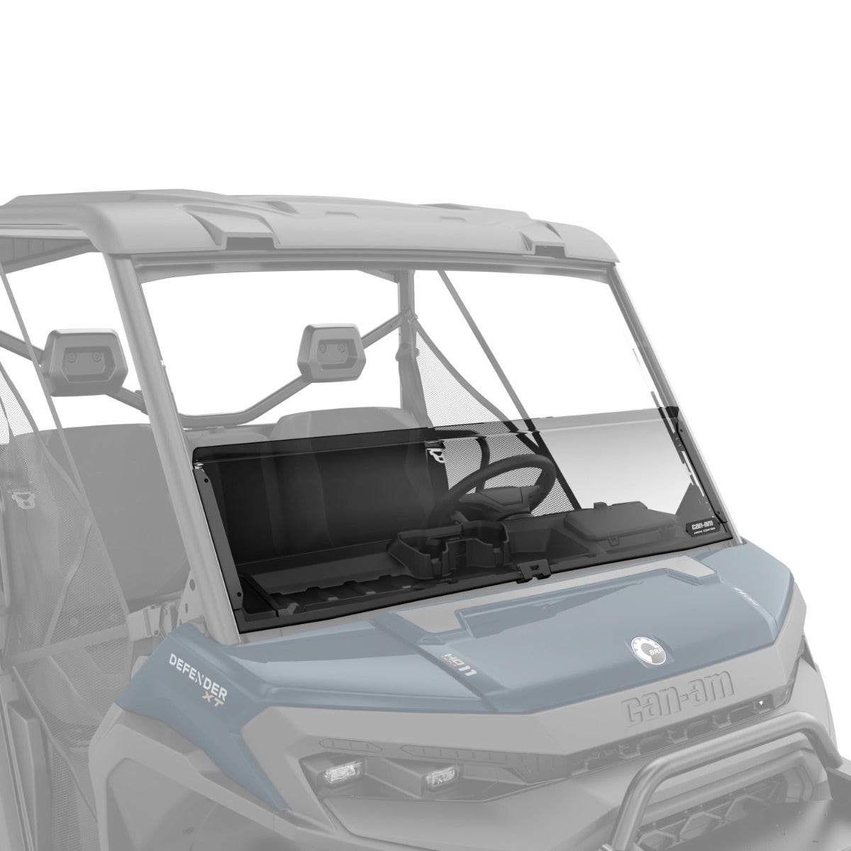 Can-Am Defender & Defender HD11 Half Windshield - Hardcoated