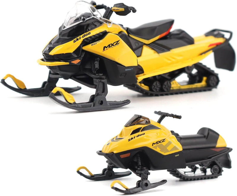 BRP 1:32 Scale Diecast Replica – Ski-Doo MXZ Blizzard + MXZ 120cc