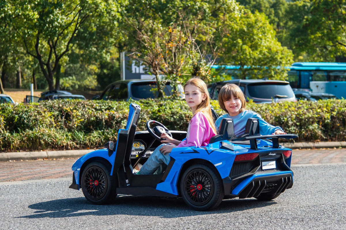 24V Lamborghini Aventador 2 Seater Ride On Car for Kids