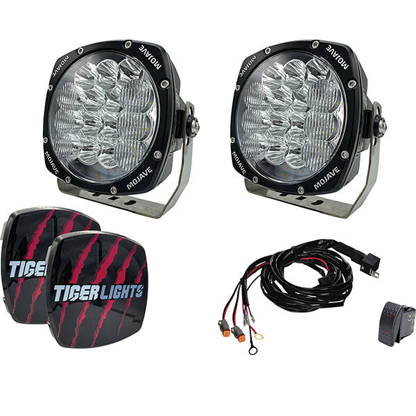TIGER LIGHTS MOJAVE 8&quot; LIGHT KIT &amp; HARNESS (TLM8-KIT)