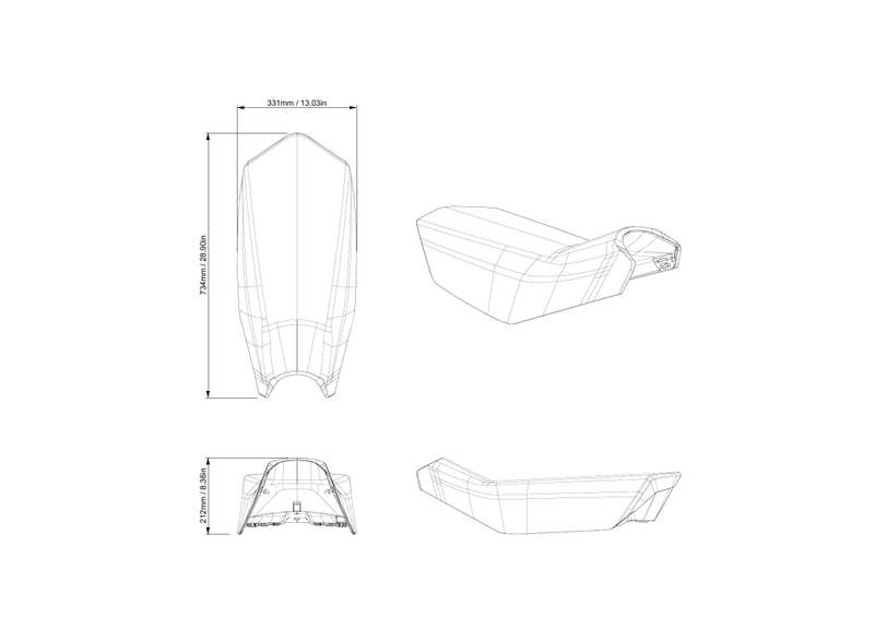 Low Profile Trail Seat